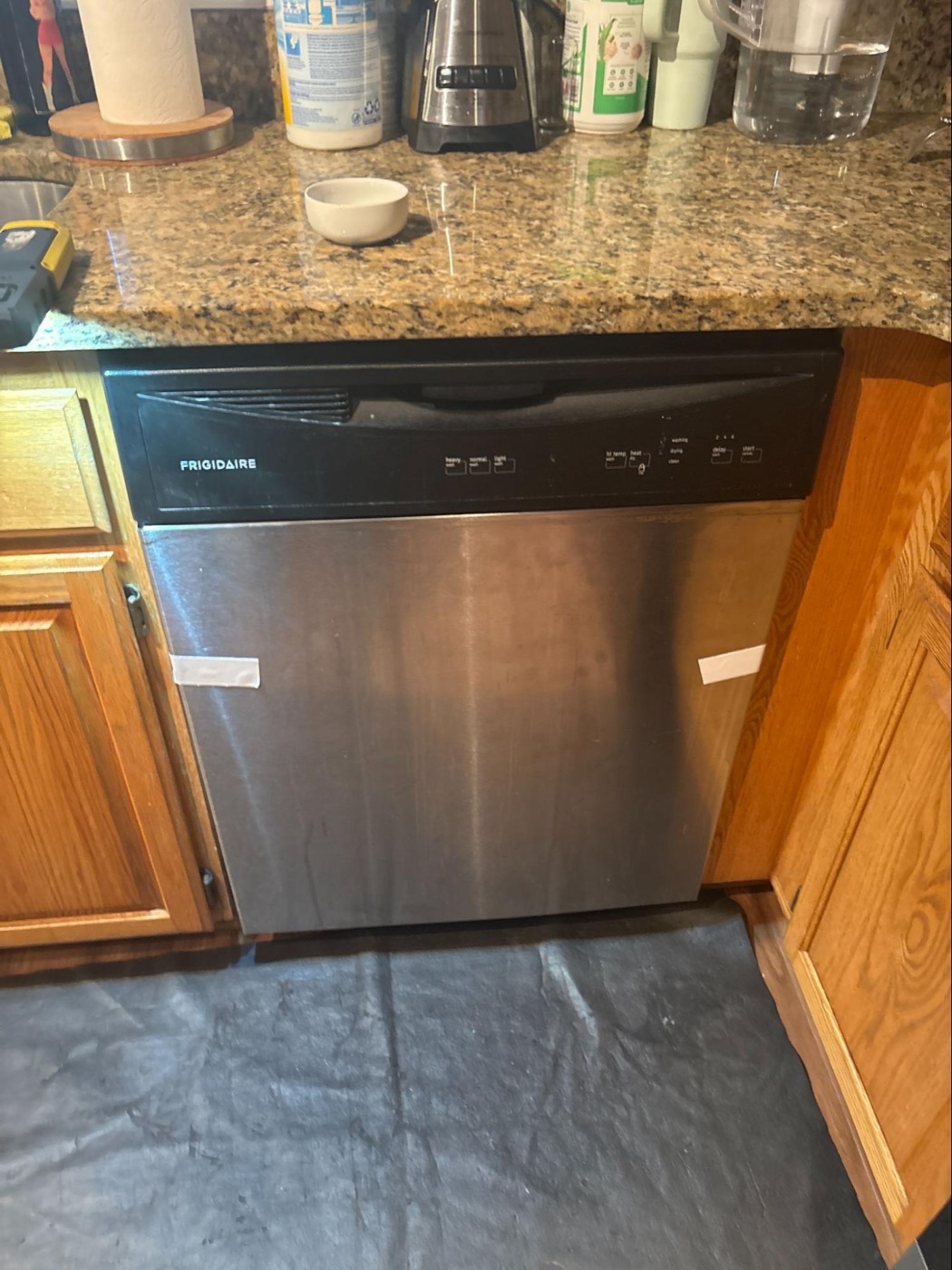 Frigidaire dishwasher inspected for a faulty level switch in Tigard, Oregon
