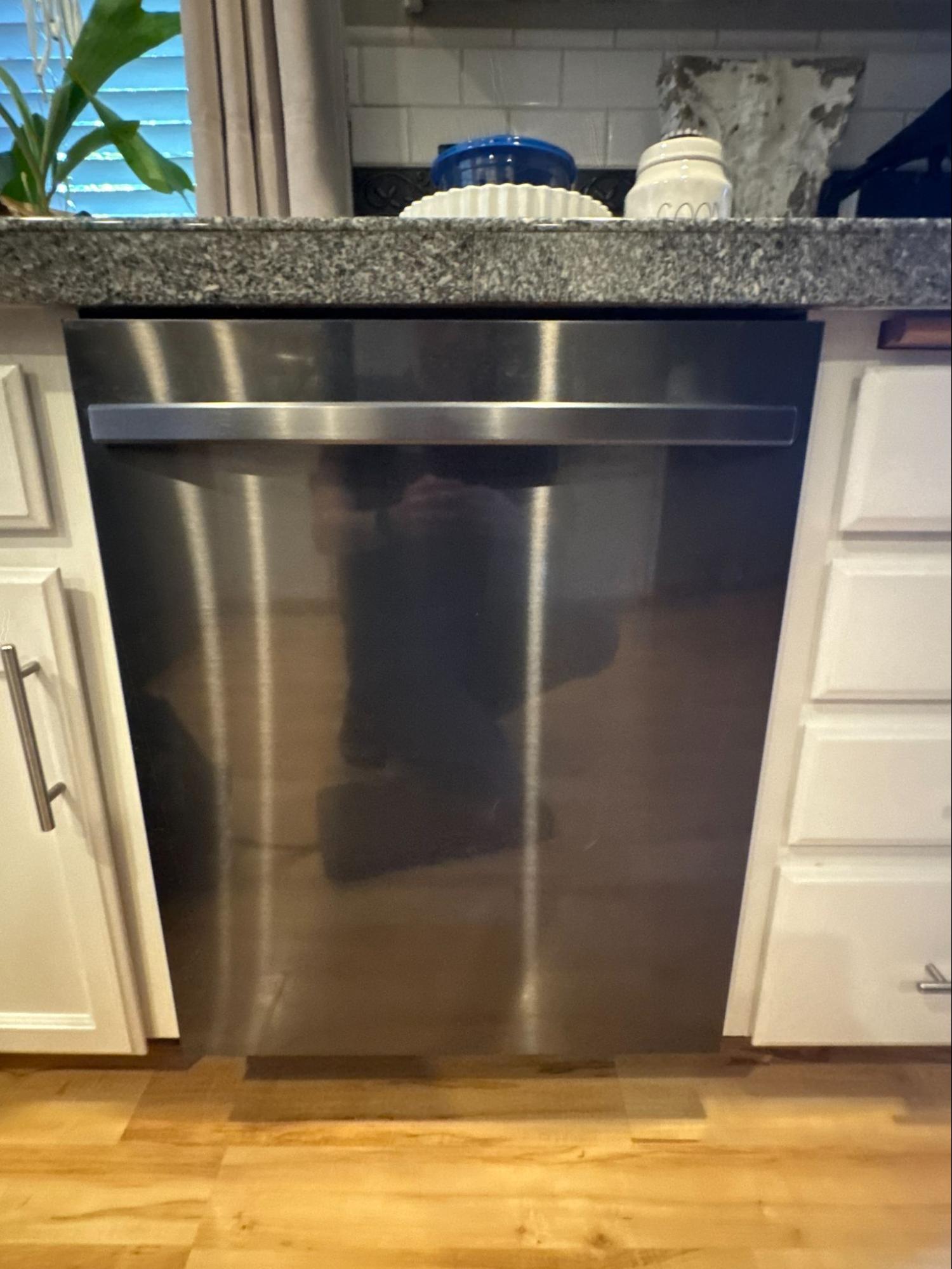 Samsung DW80R5061UG dishwasher inspected for a failed circulation pump in Battle Ground, Washington